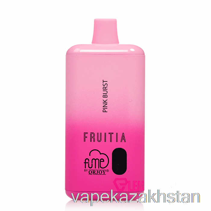 Vape Kazakhstan Fruitia x Fume 8000 Disposable Pink Burst
